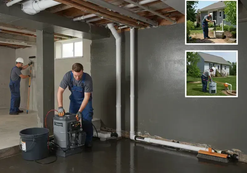 Basement Waterproofing and Flood Prevention process in Central City, KY